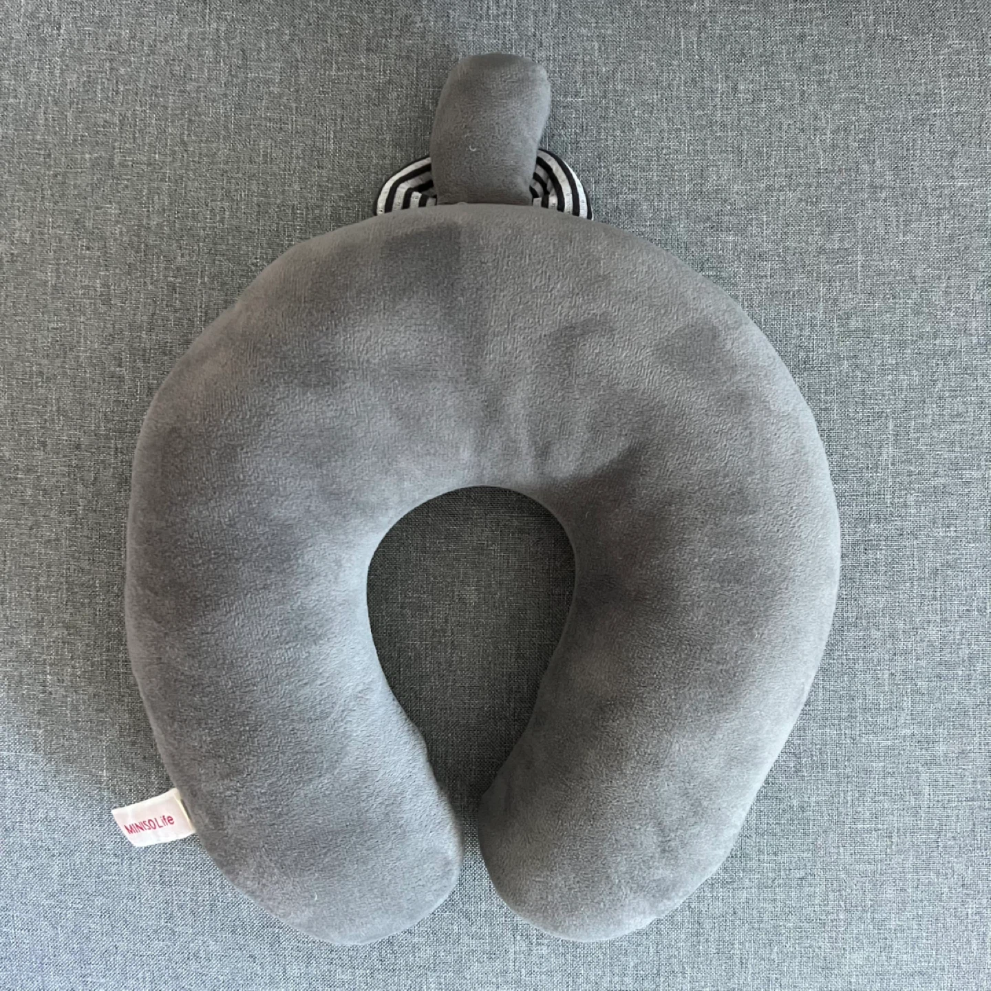 MINISO Neck Pillow - Grey - photo 2