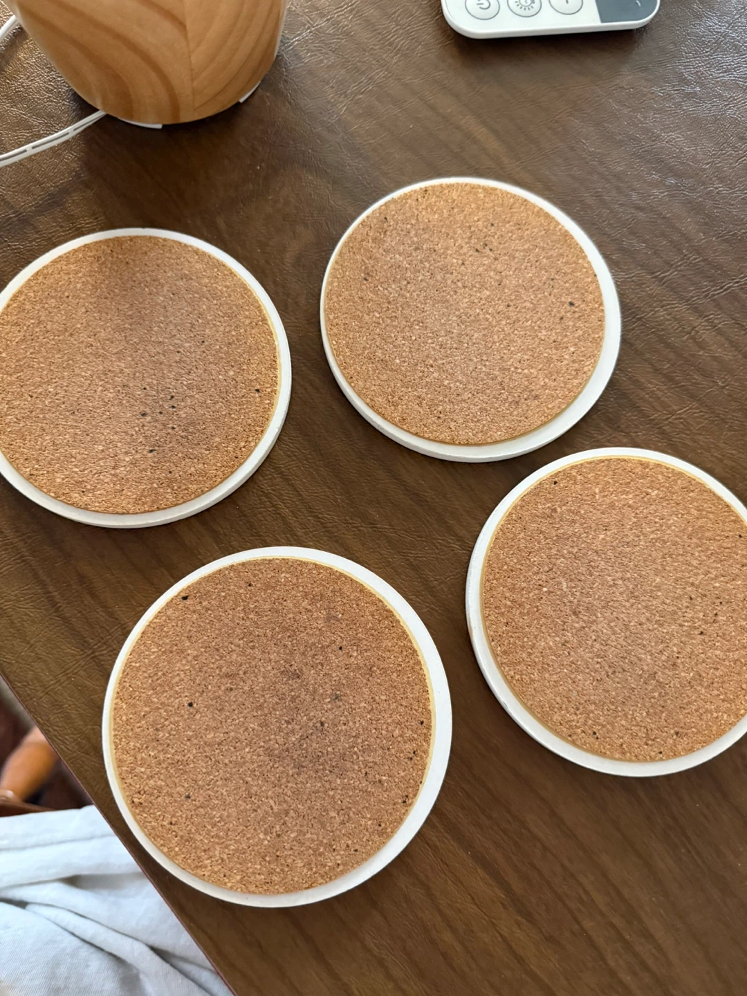 🧡Set of 4 Ceramic Bird & Garden Coasters - photo 2