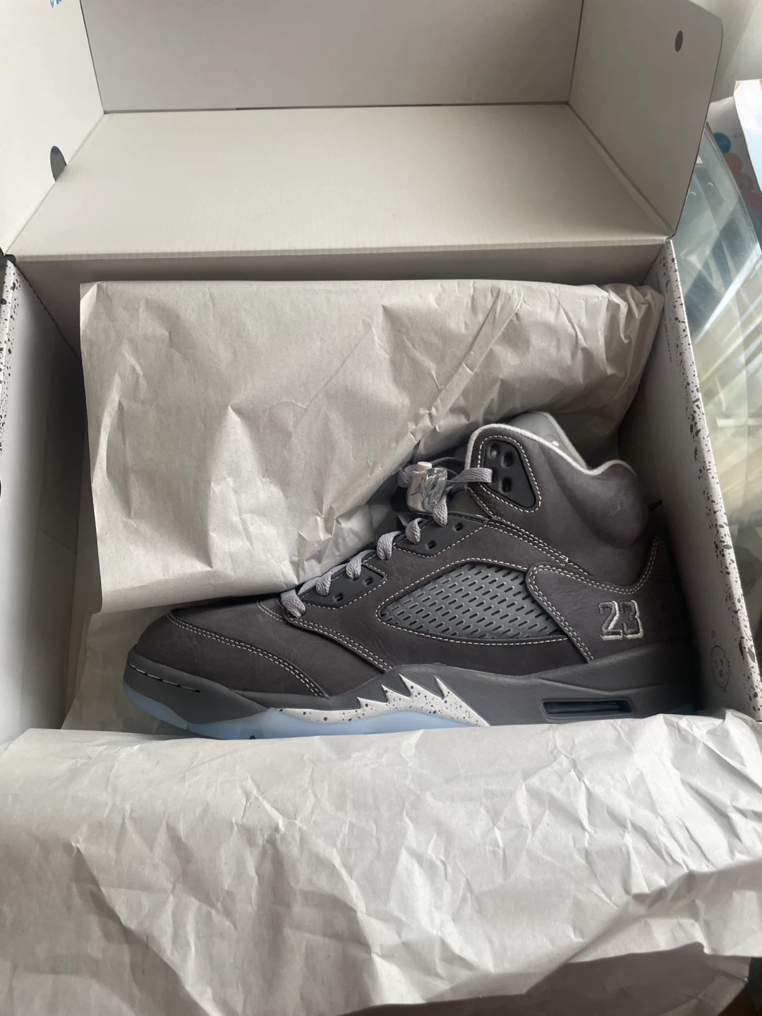 Air Jordan 5 Retro 'Wolf Grey' Men's Size 10