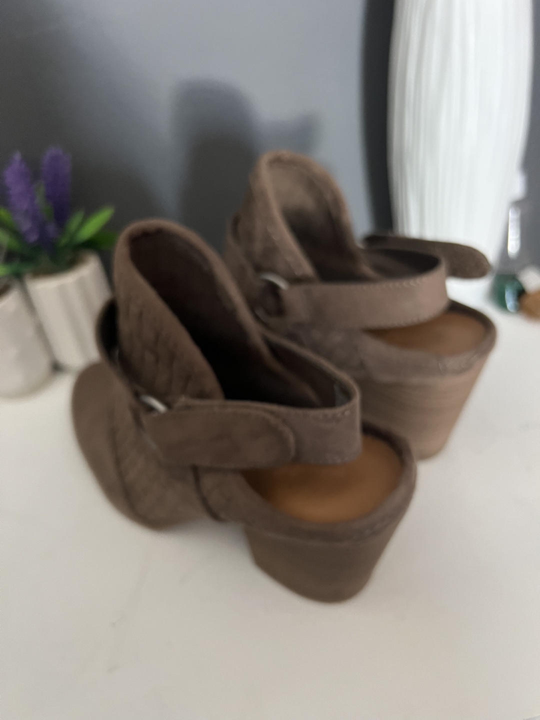 Universal Thread Brown Woven Heel Booties - photo 3