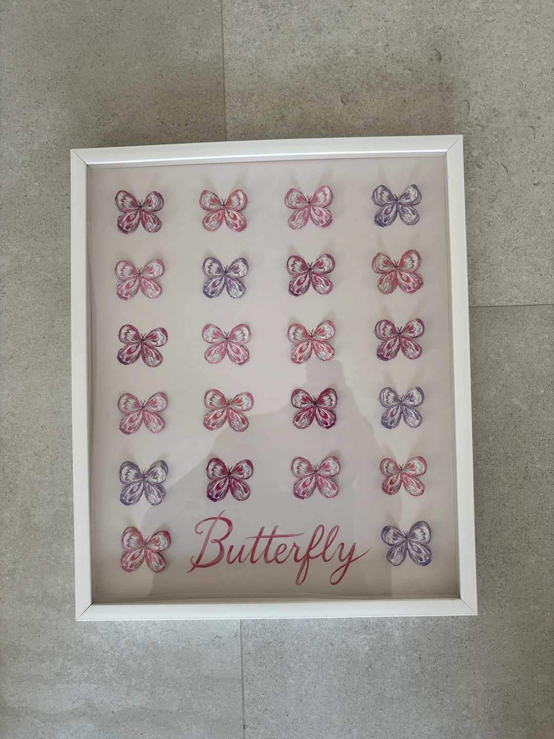 Framed Butterfly Wall Art