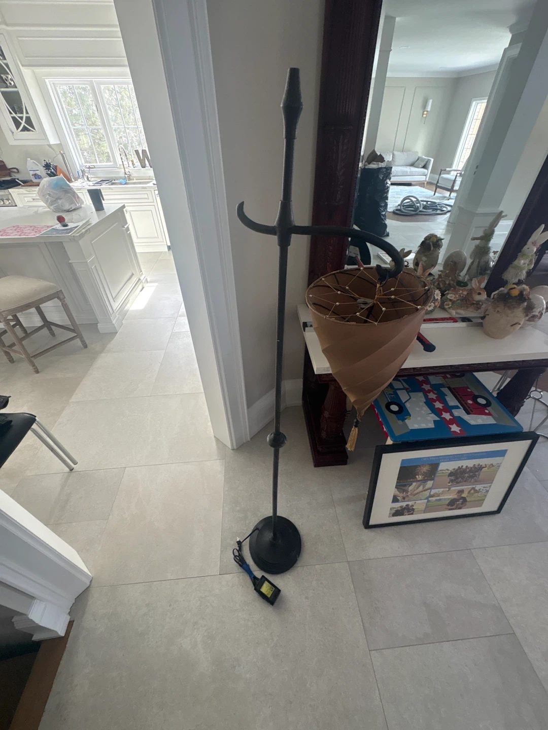 Floor Lamp with Twisted Shade - photo 2