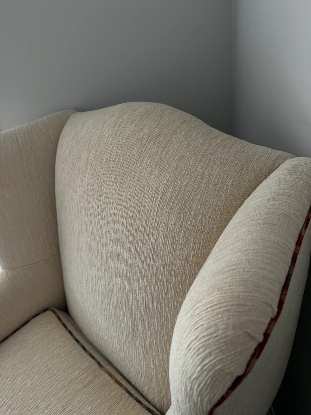 Cream Wingback Accent Chairs Two - photo 3