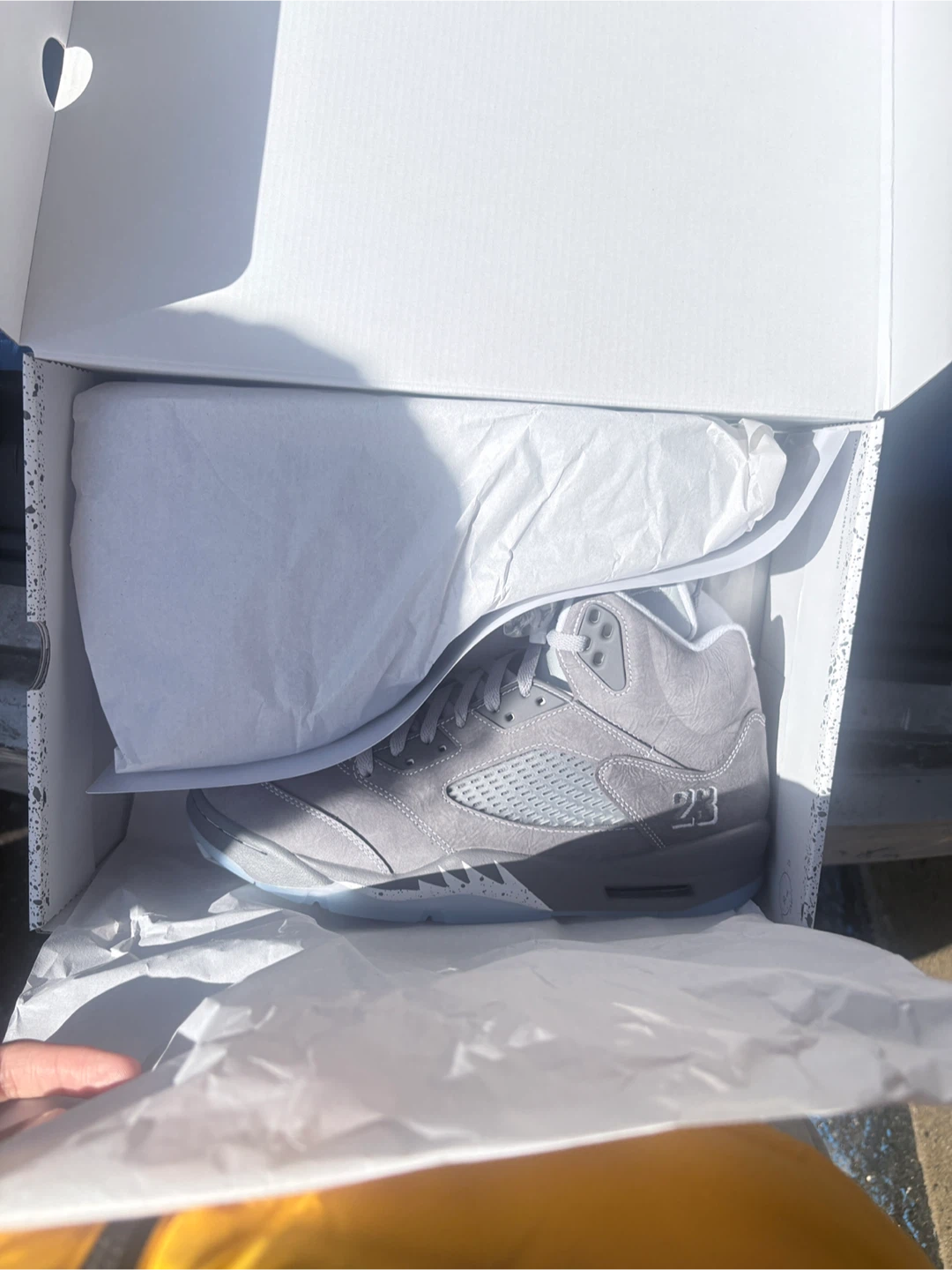 Jordan Retro 5 Wolf Grey