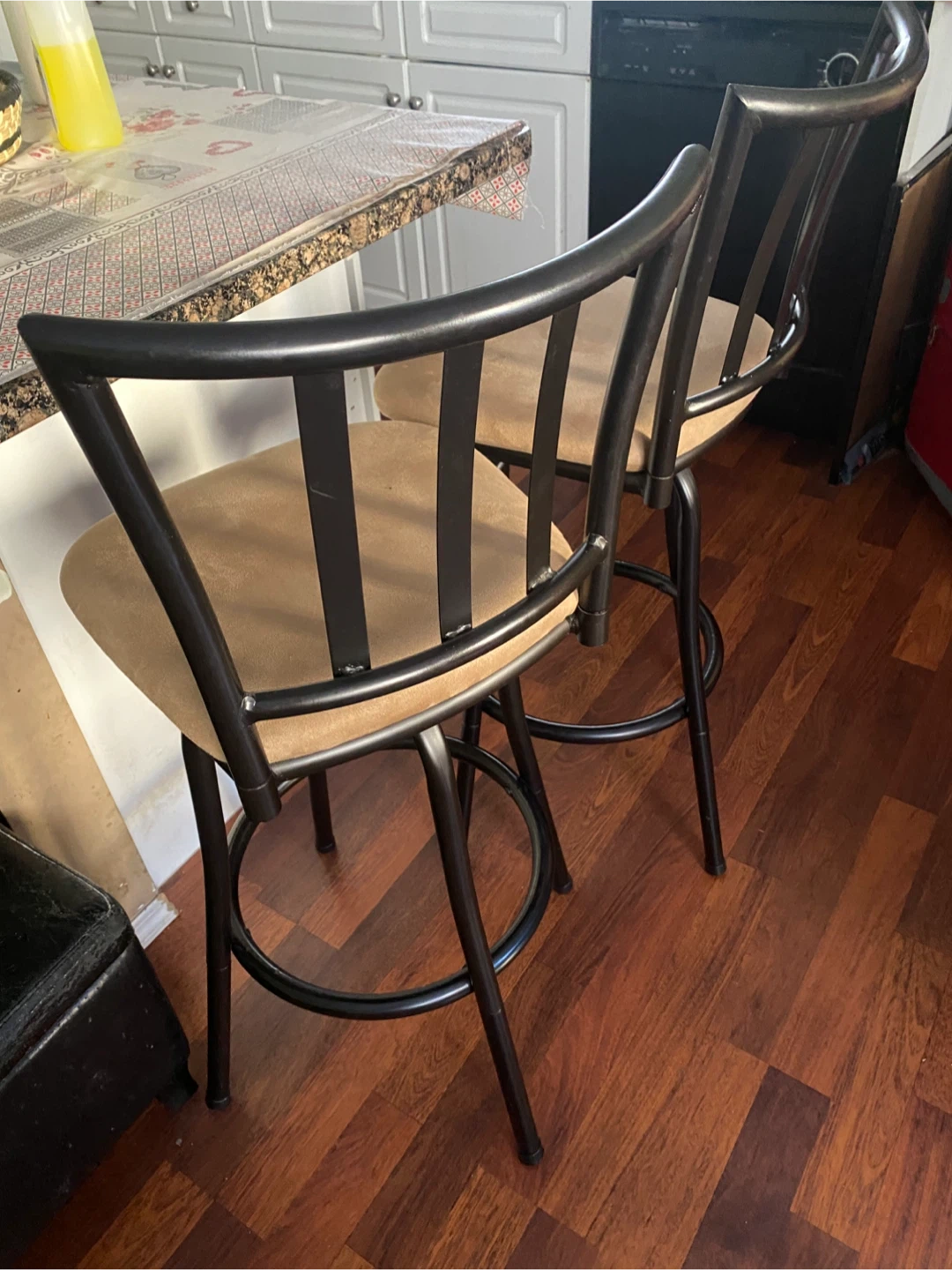 Set of 2 Swivel Bar Stools - photo 2