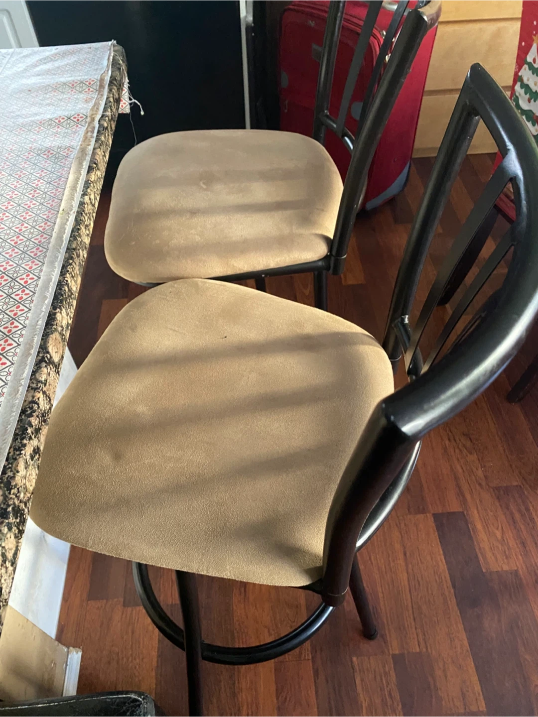 Set of 2 Swivel Bar Stools - photo 5