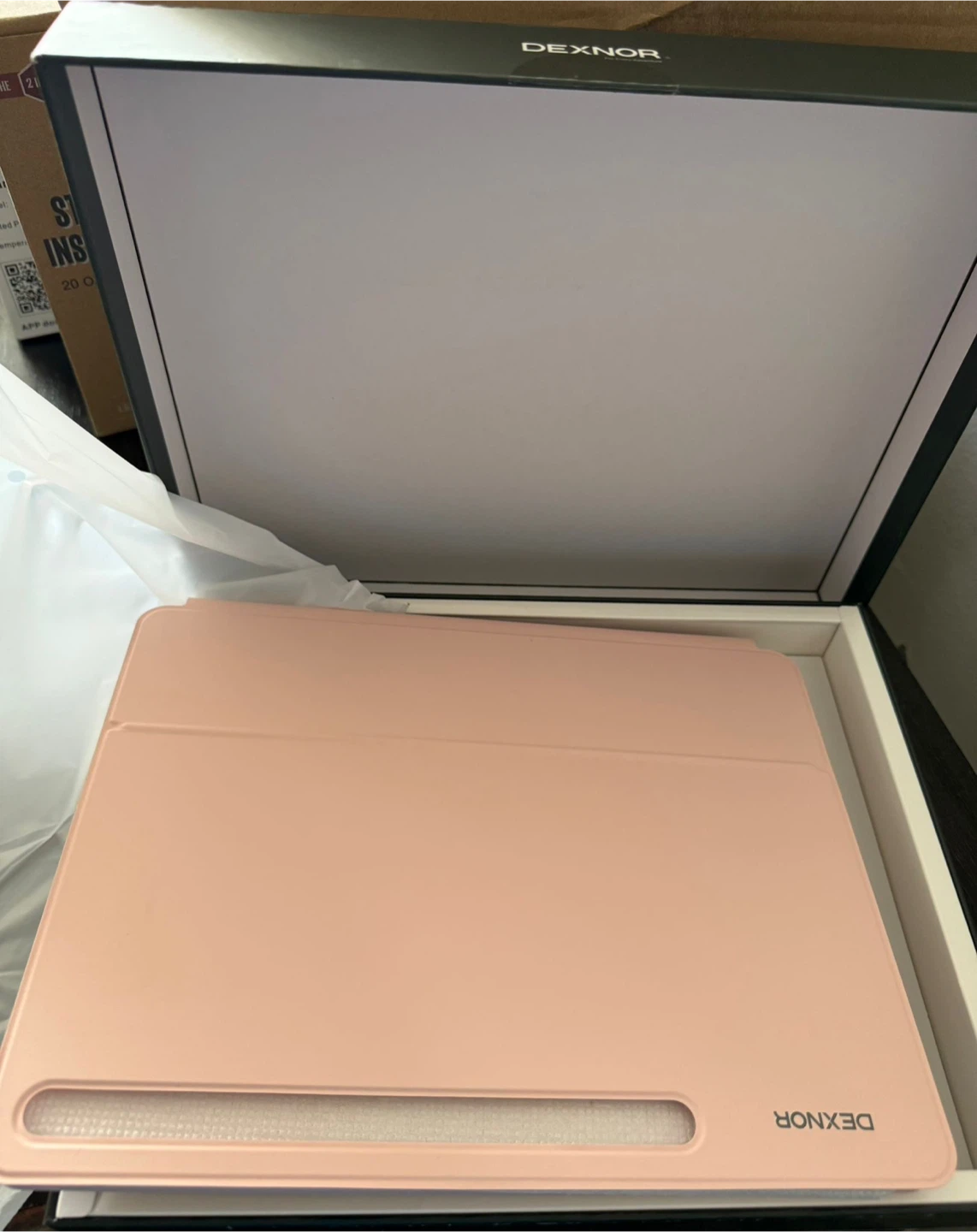 Dexnor Pink  Keyboard Case for Samsung Galaxy Tab S10+ Plus/S9 - photo 5