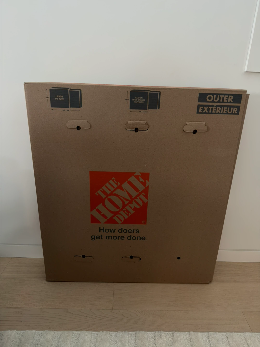 The Home Depot Large TV Box