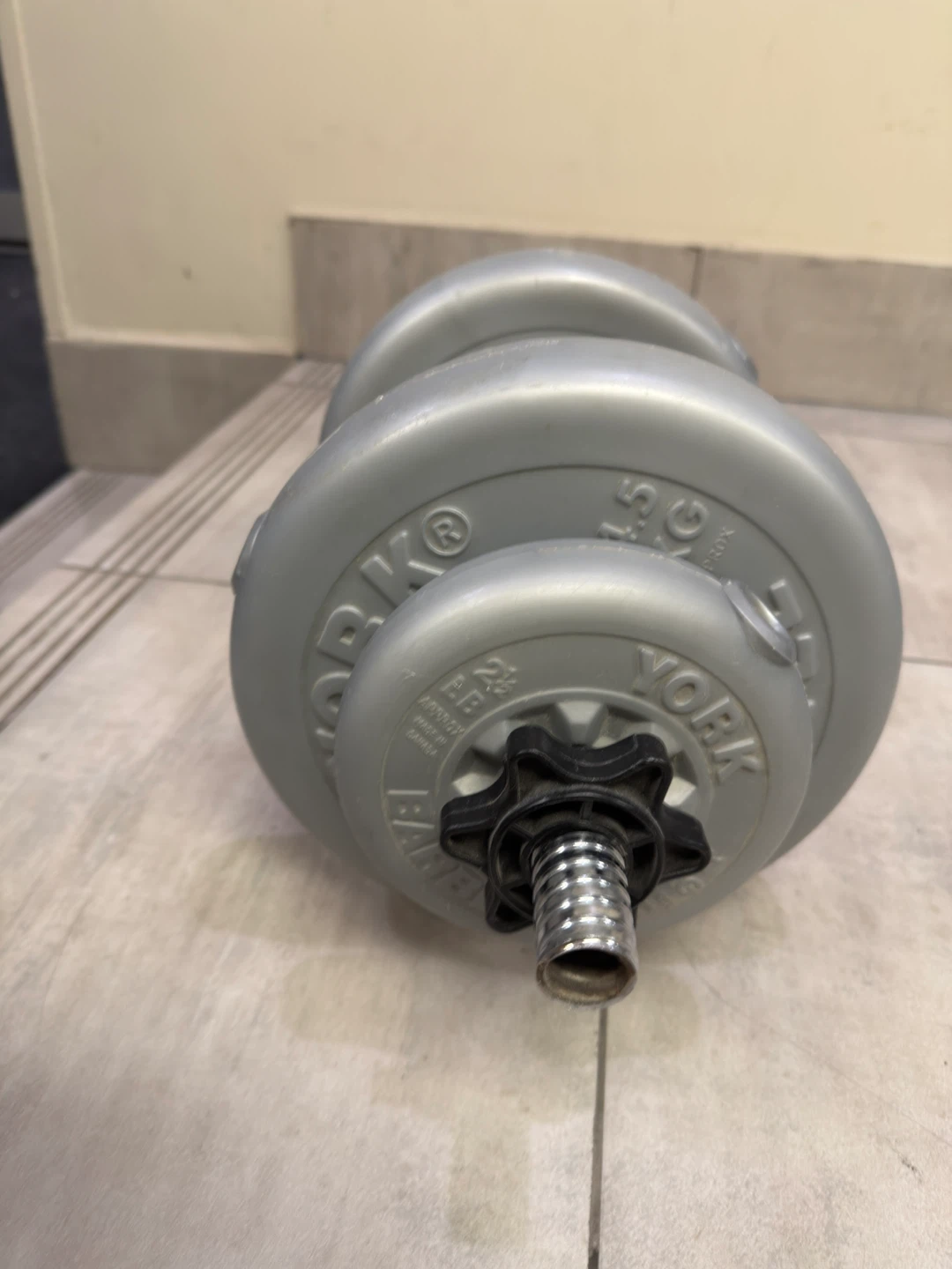 York Fitness 12.5lb total Adjustable Dumbbell - photo 3