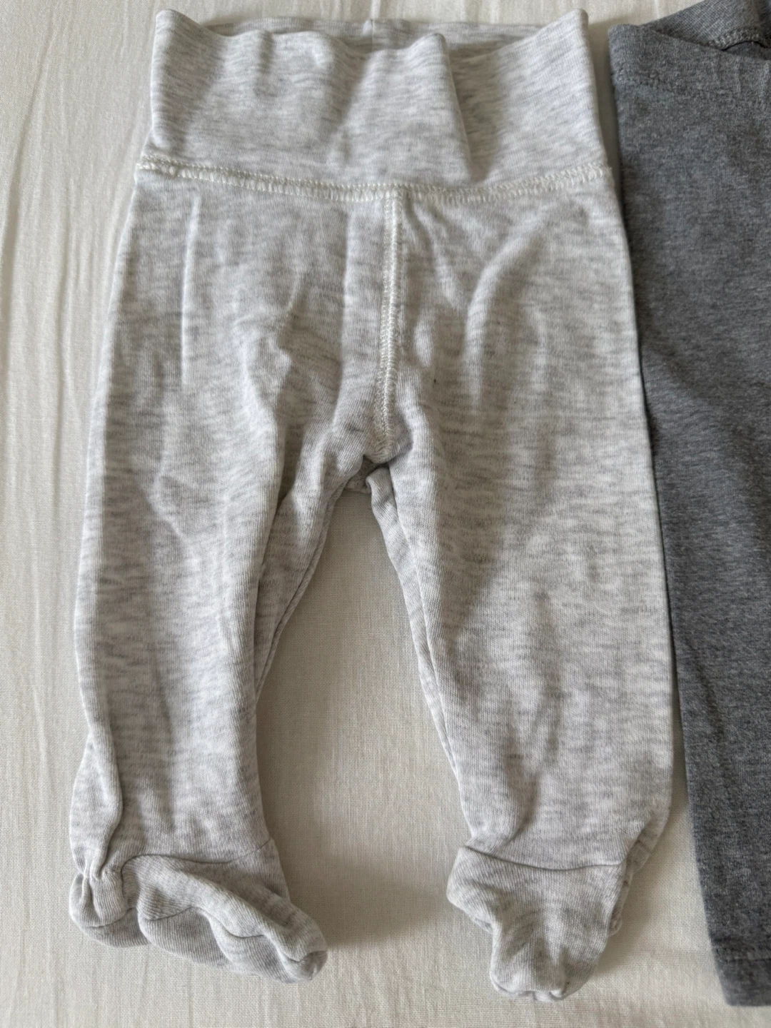H&M Baby Leggings - Grey & Marled Grey (2-Pack) - photo 2