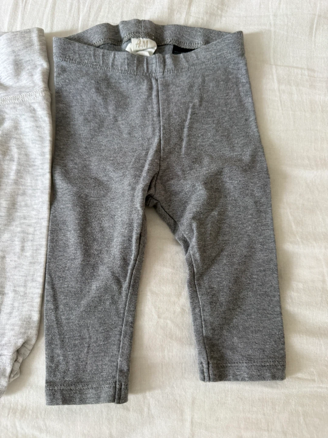 H&M Baby Leggings - Grey & Marled Grey (2-Pack) - photo 4