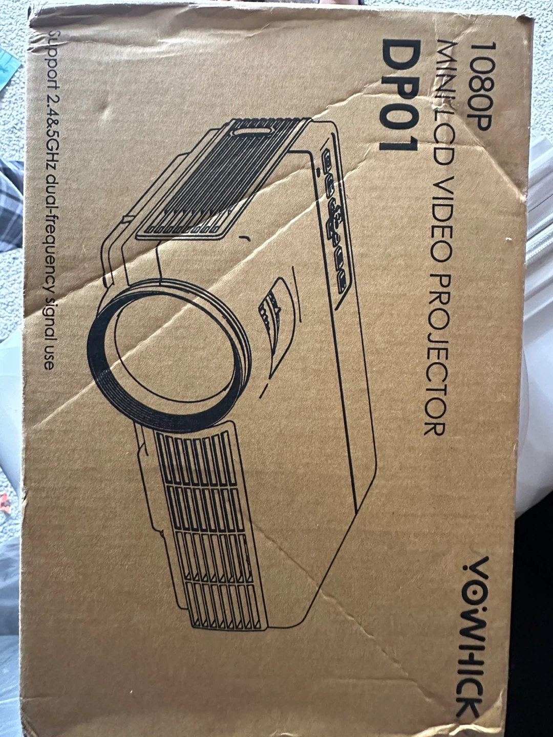 YOWHICK DP01 1080P Mini LCD Video Projector