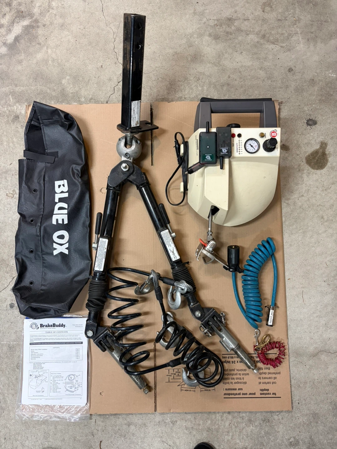 Blue Ox tow bar & Brake controller