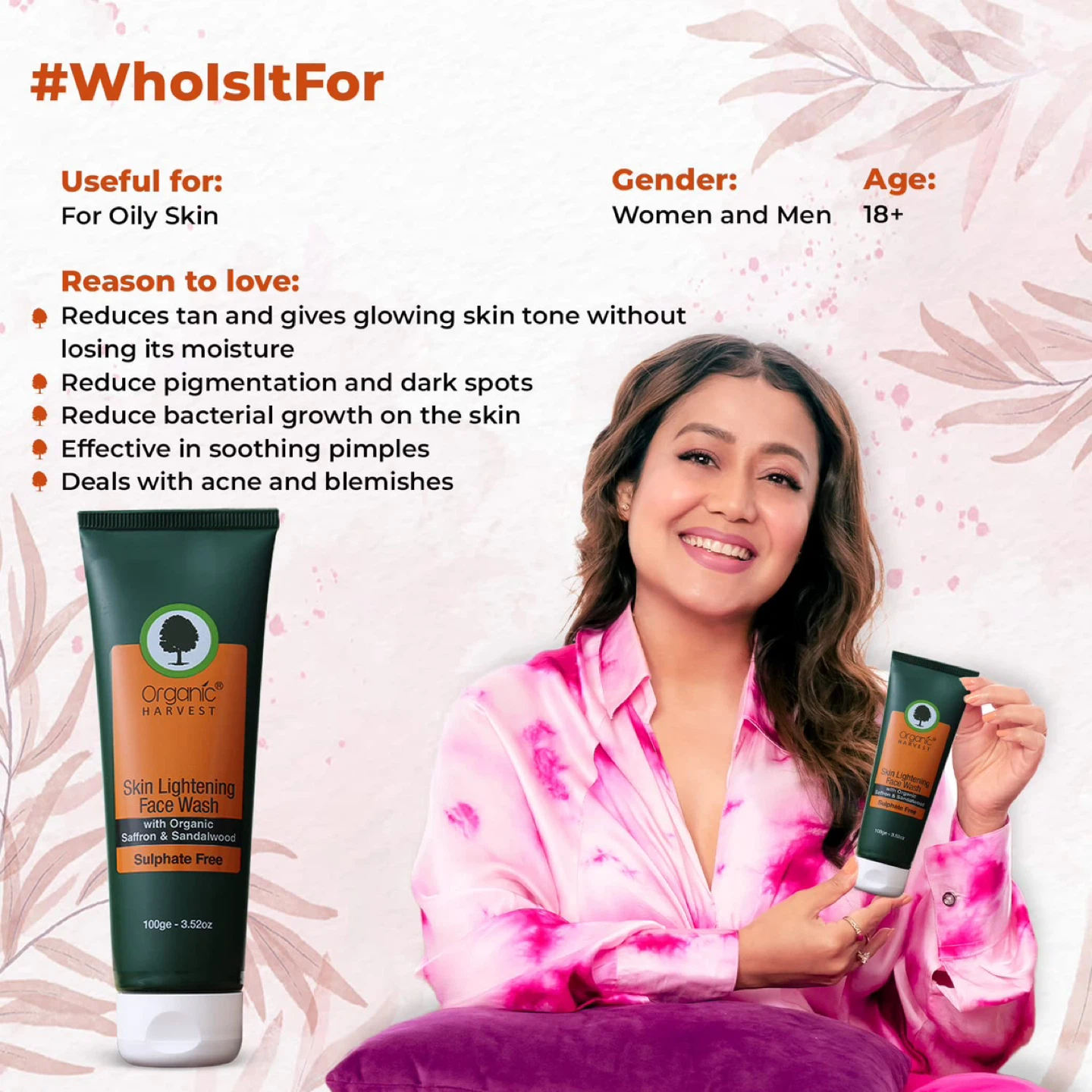 Organic Harvest Skin Lightening Face Wash 🧡 - photo 4