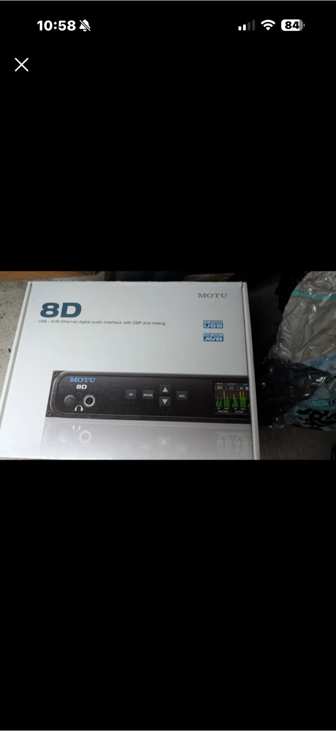 MOTU 8D USB/AVB DSP Audio interface