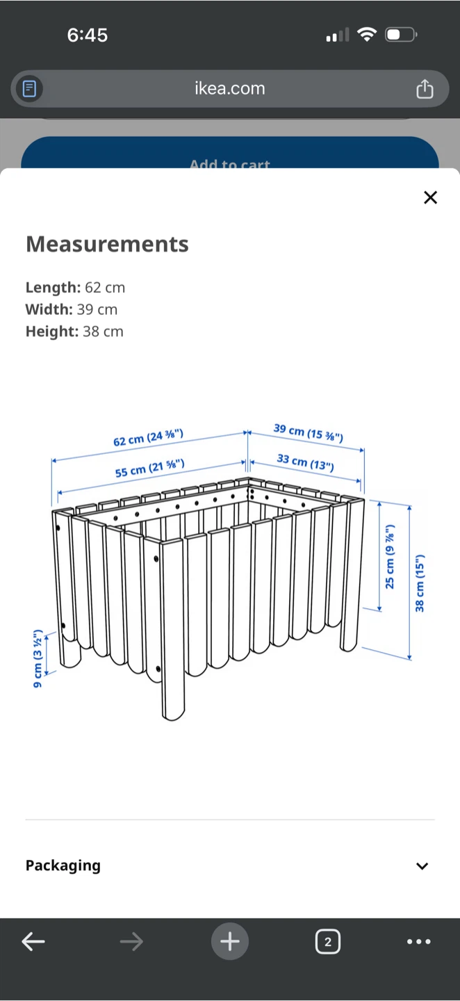 IKEA ASKholmen Flower Box - Dark Brown - photo 3