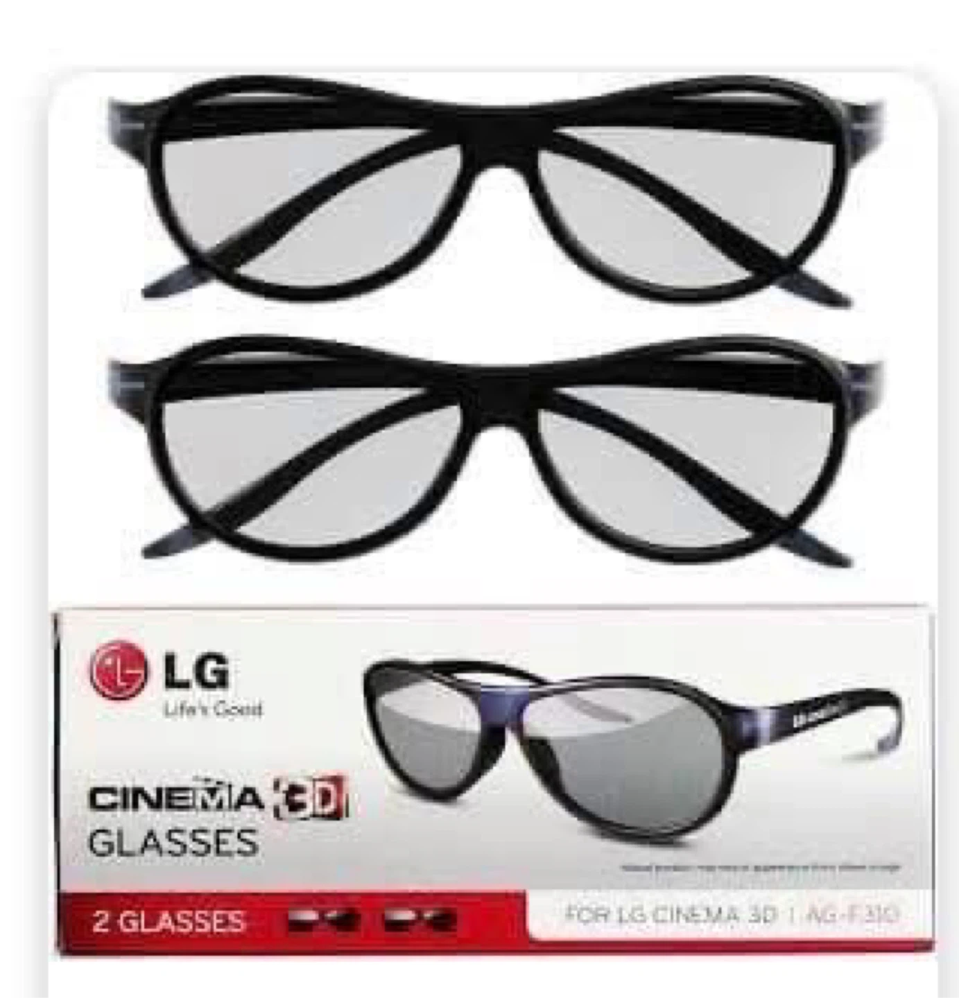 2 prs LG Cinema 3D Glasses - photo 2