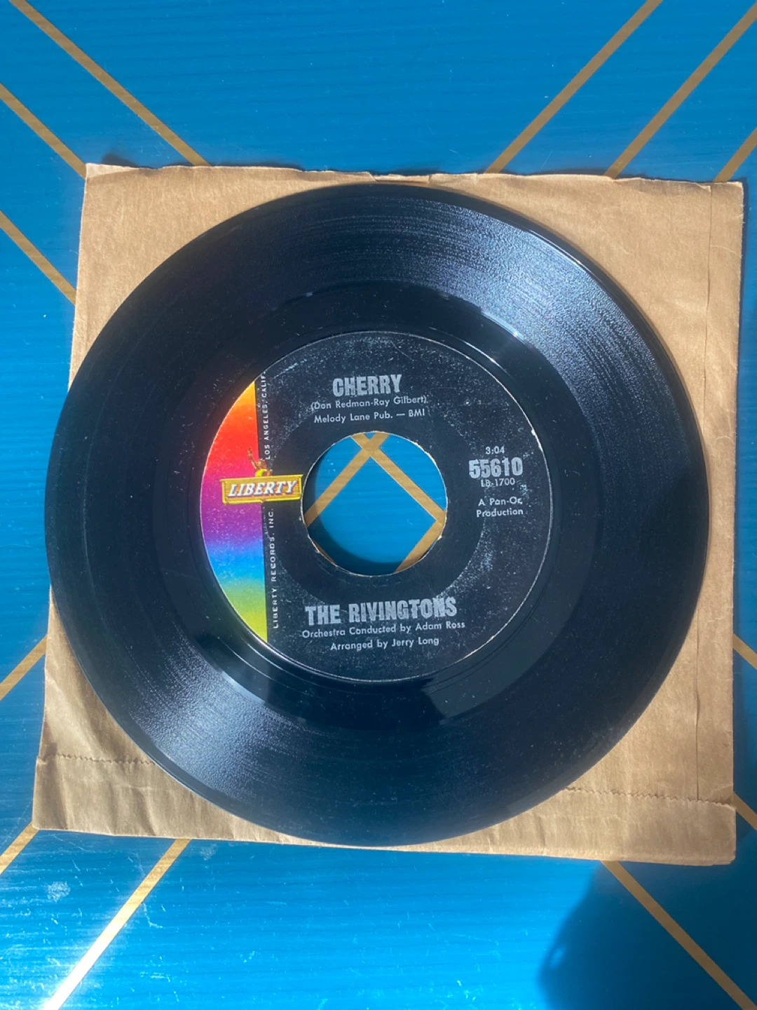 The Rivingtons- Cherry / Little Sally Walker 7” G+ soul record
