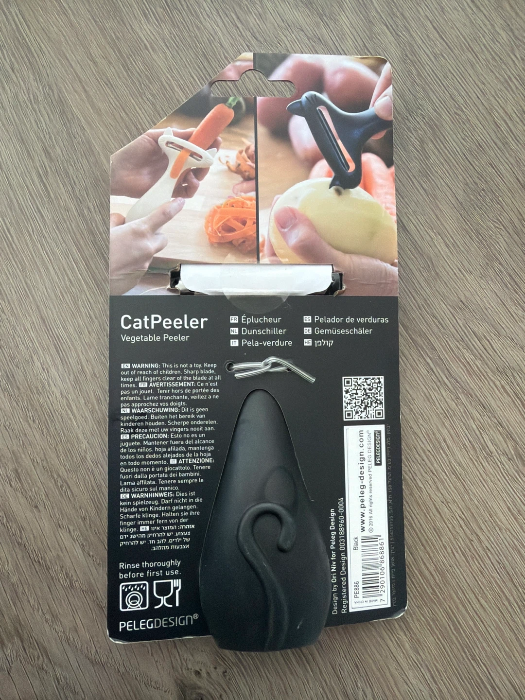 FREE Cat Shaped Vegetable Peeler - Black - photo 2