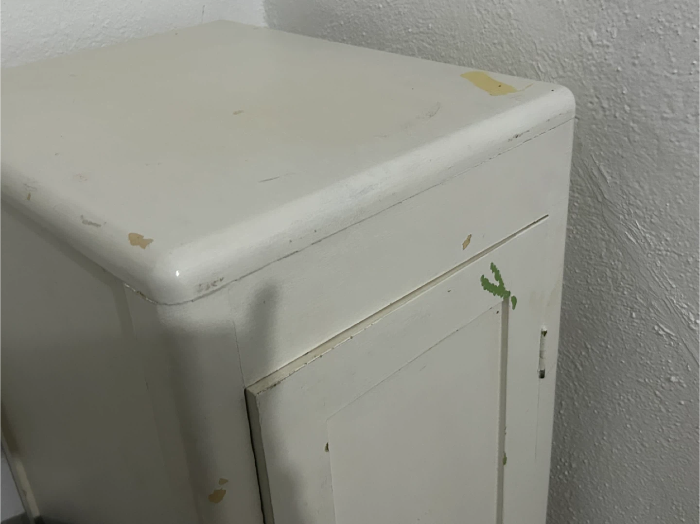 Vintage Cream Tall Cabinet - photo 2