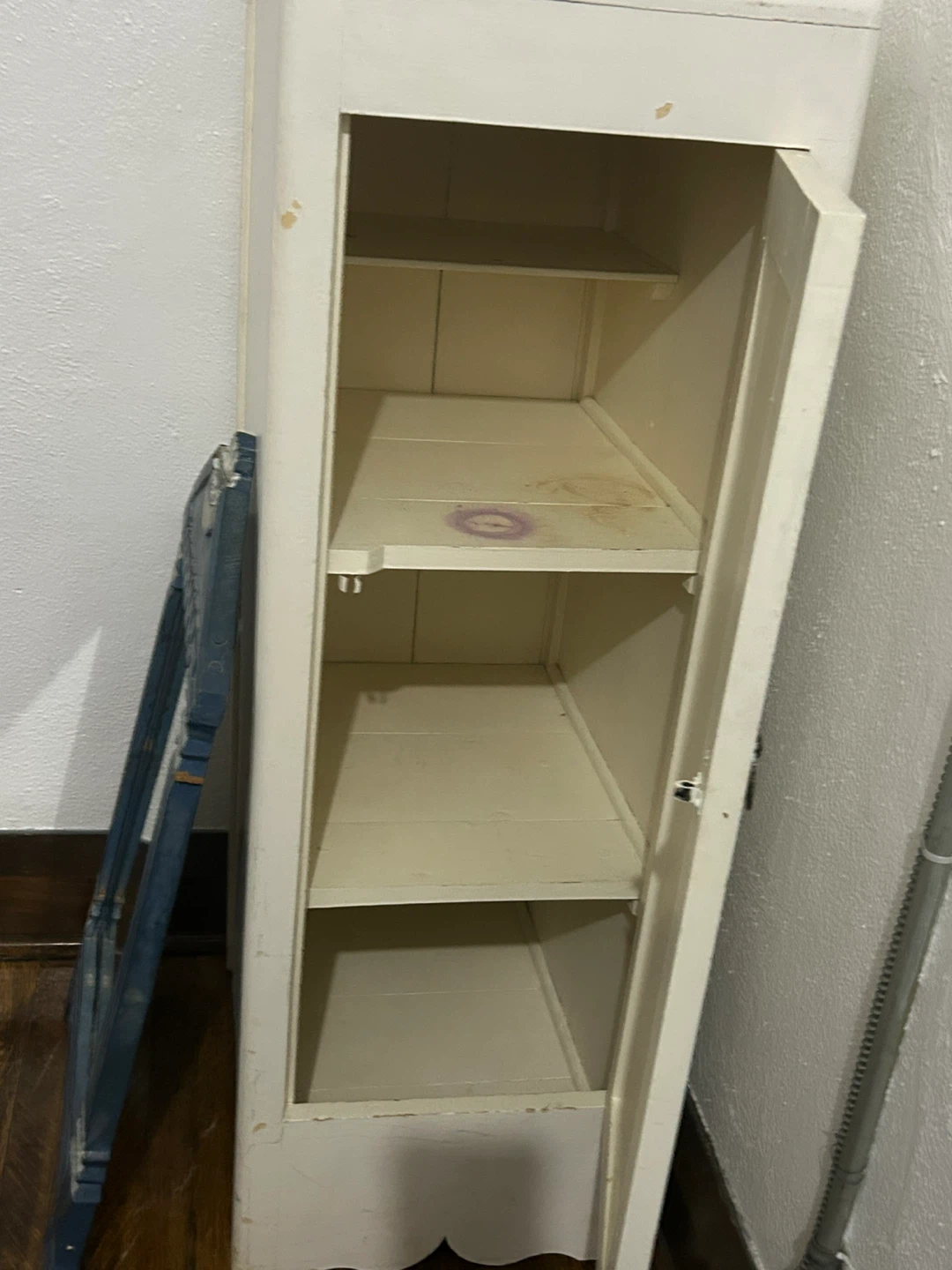 Vintage Cream Tall Cabinet - photo 3