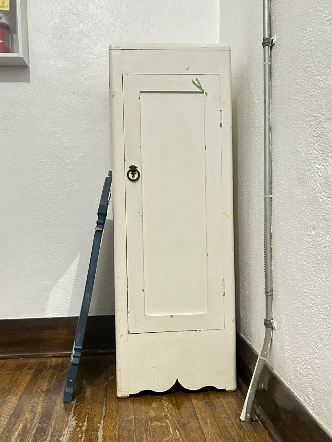 Vintage Cream Tall Cabinet