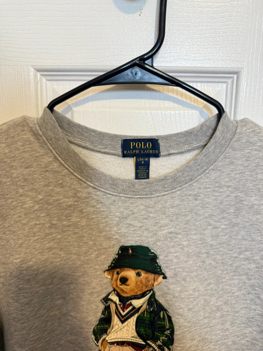 Polo Ralph Lauren Grey Polo Bear Crewneck Sweatshirt - photo 2