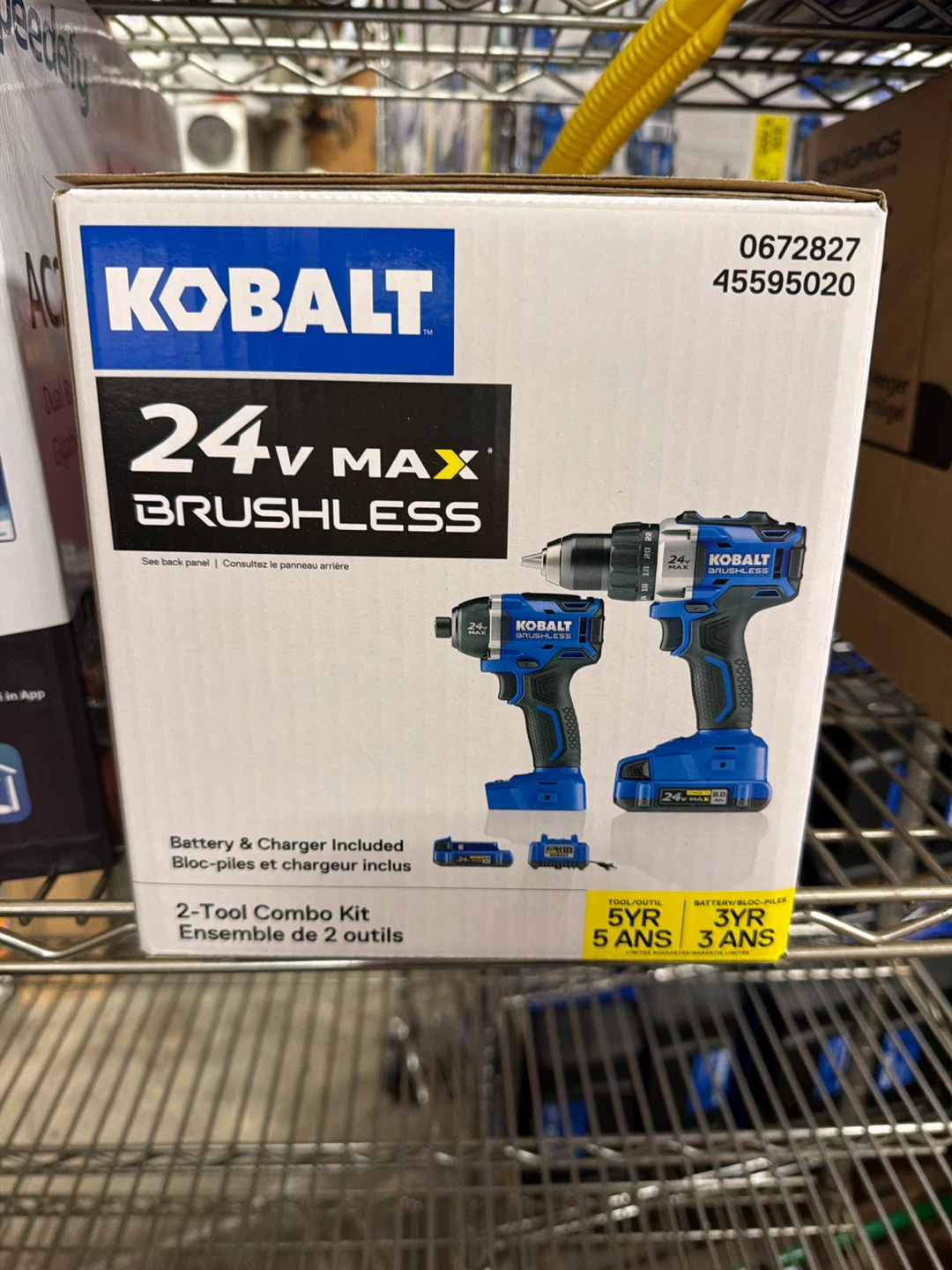 Kobalt 24V MAX Brushless 2-Tool Combo Kit - photo 2