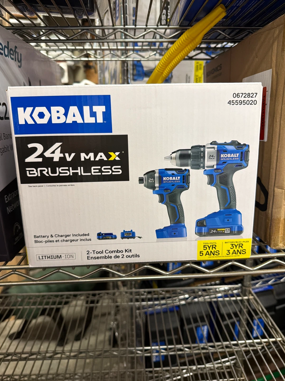 Kobalt 24V MAX Brushless 2-Tool Combo Kit