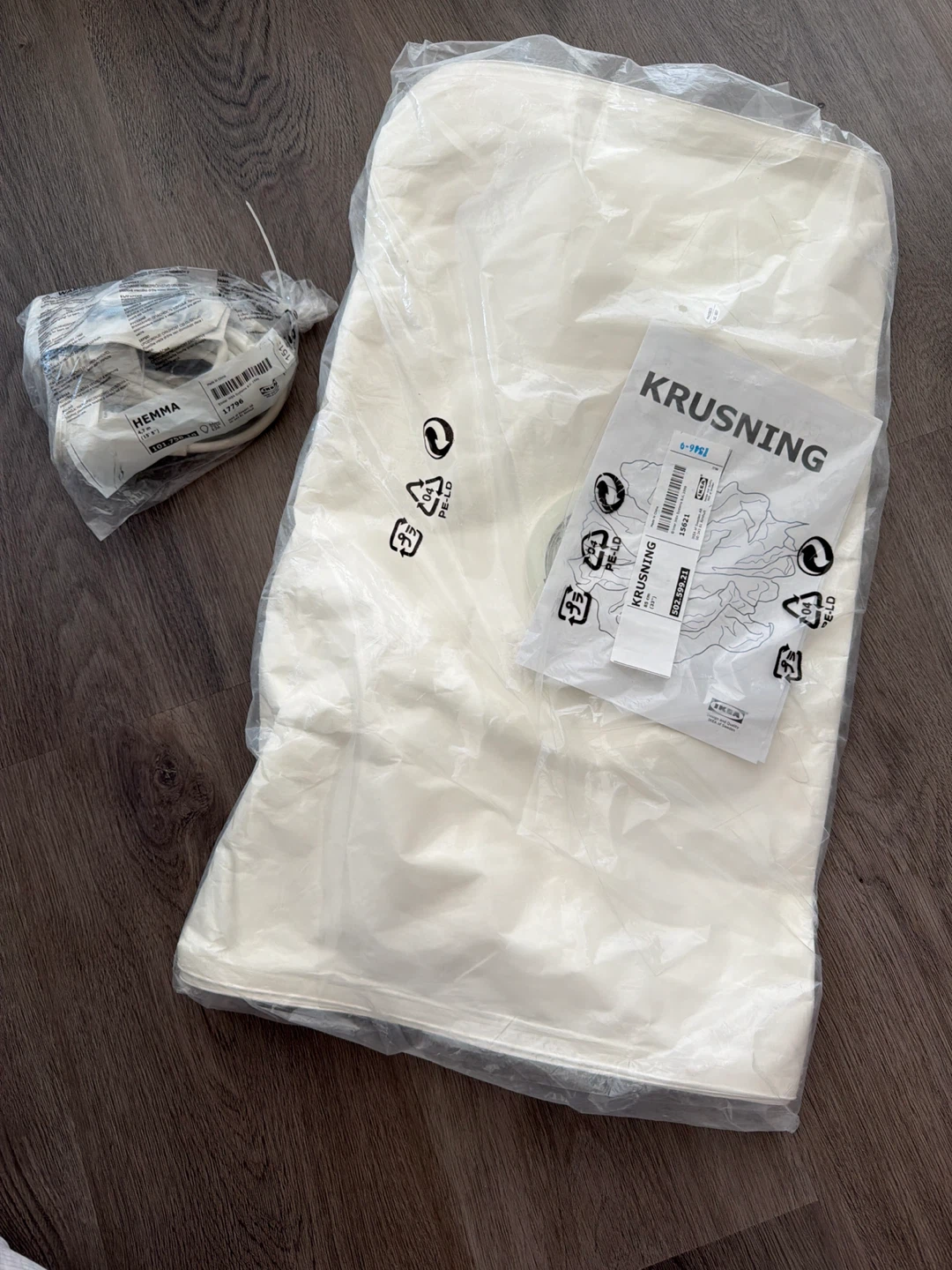 IKEA KRUSNING Pendant Lamp Shade + HEMMA Cord