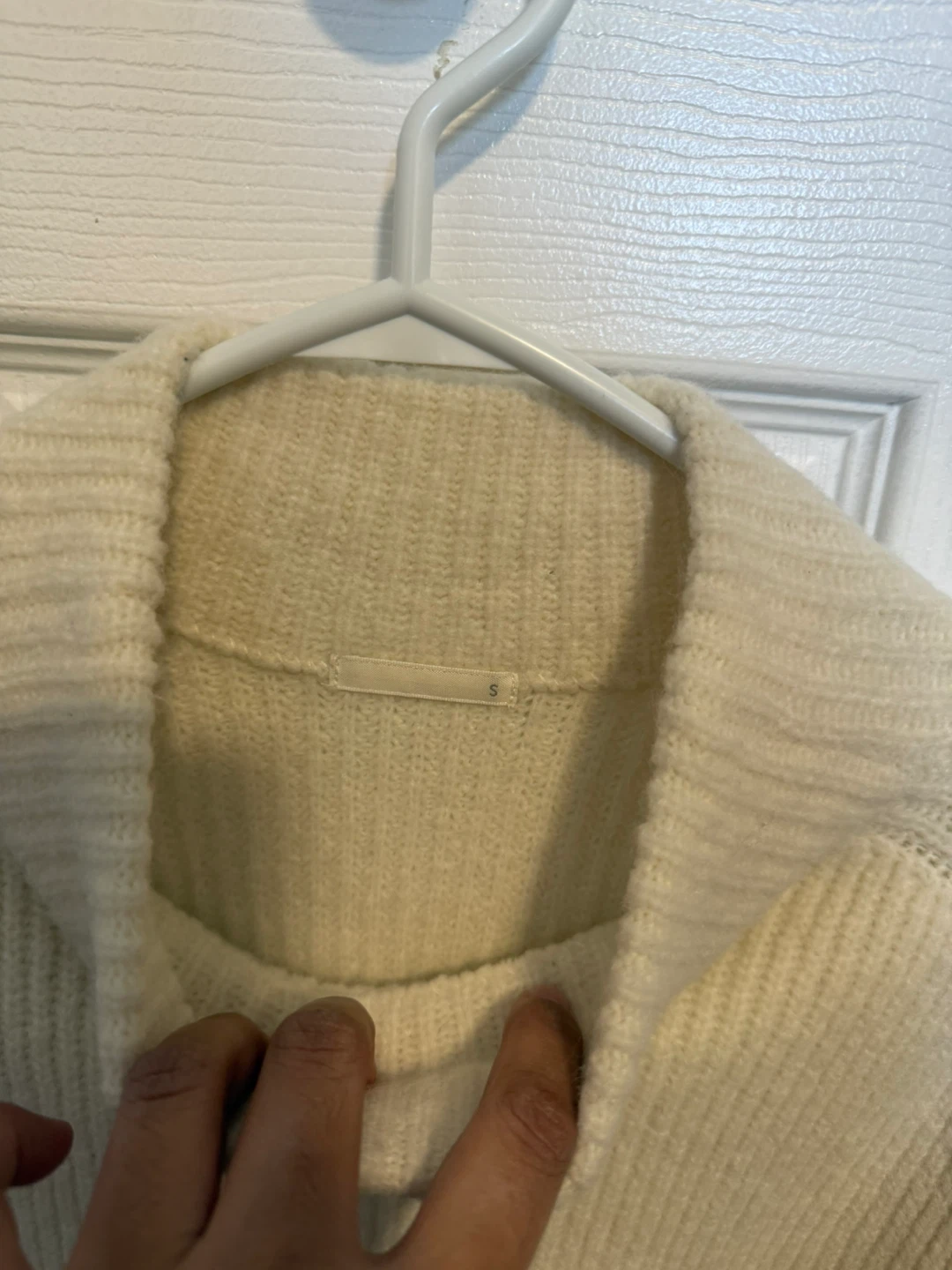 Cream Mock Neck Sweater - GU - photo 2