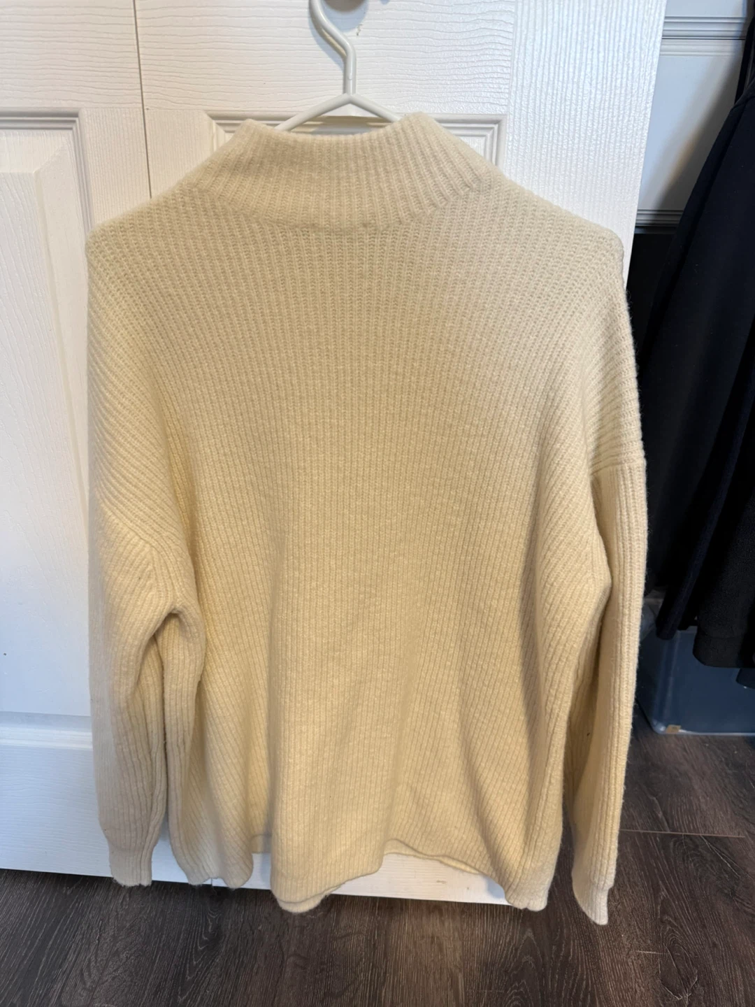 Cream Mock Neck Sweater - GU - photo 3