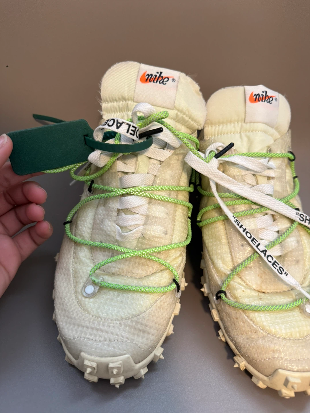 Off-White x Nike Waffle Racer "Athlete in Progress" Shoes - photo 2