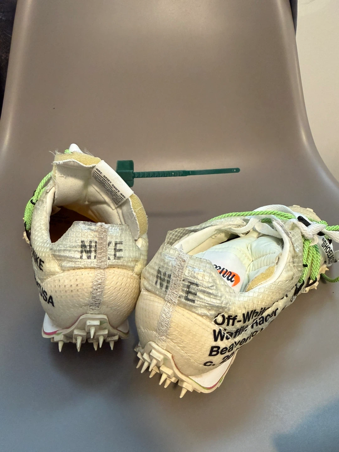 Off-White x Nike Waffle Racer "Athlete in Progress" Shoes - photo 4