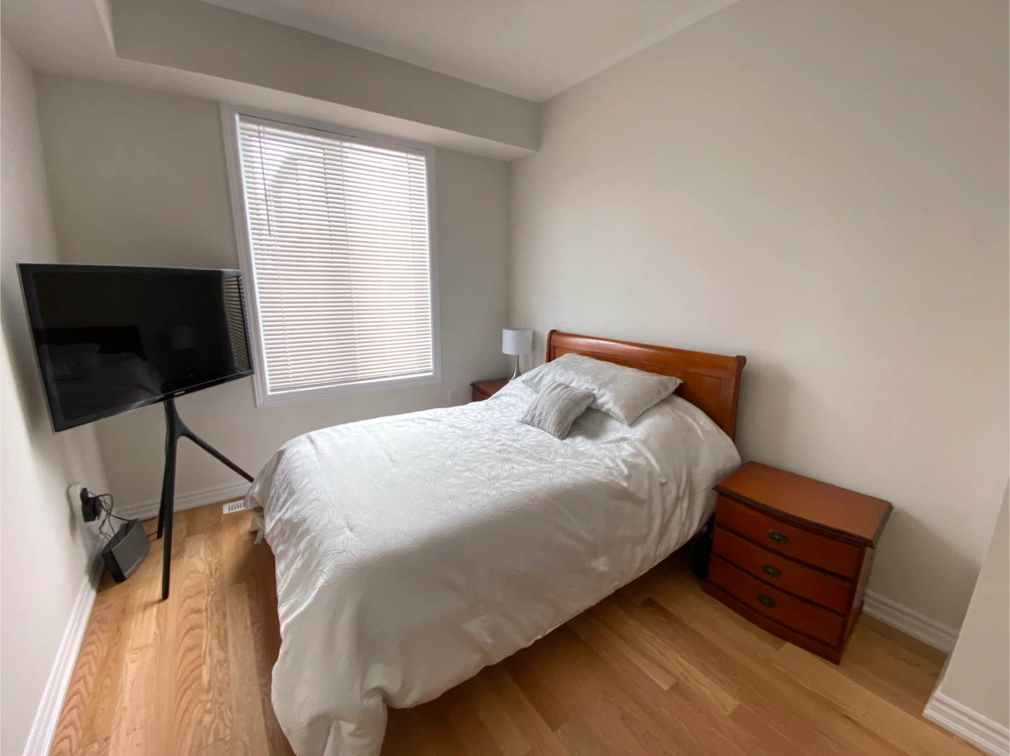 Wooden Bed Frame with Headboard - photo 2