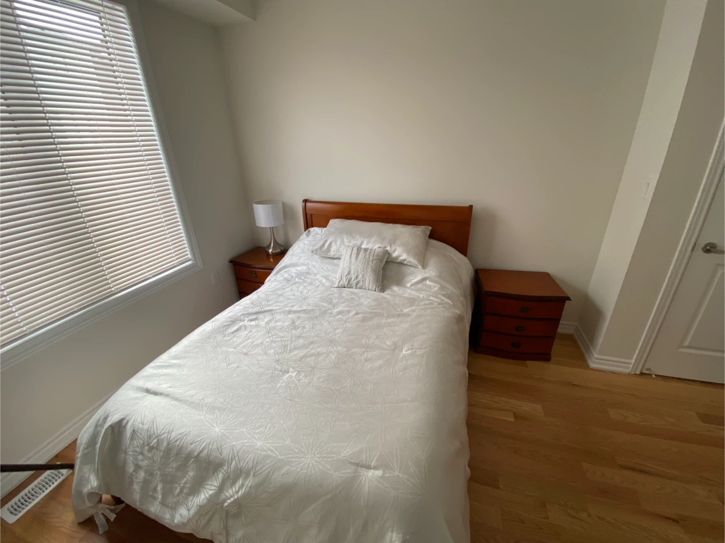 Wooden Bed Frame with Headboard