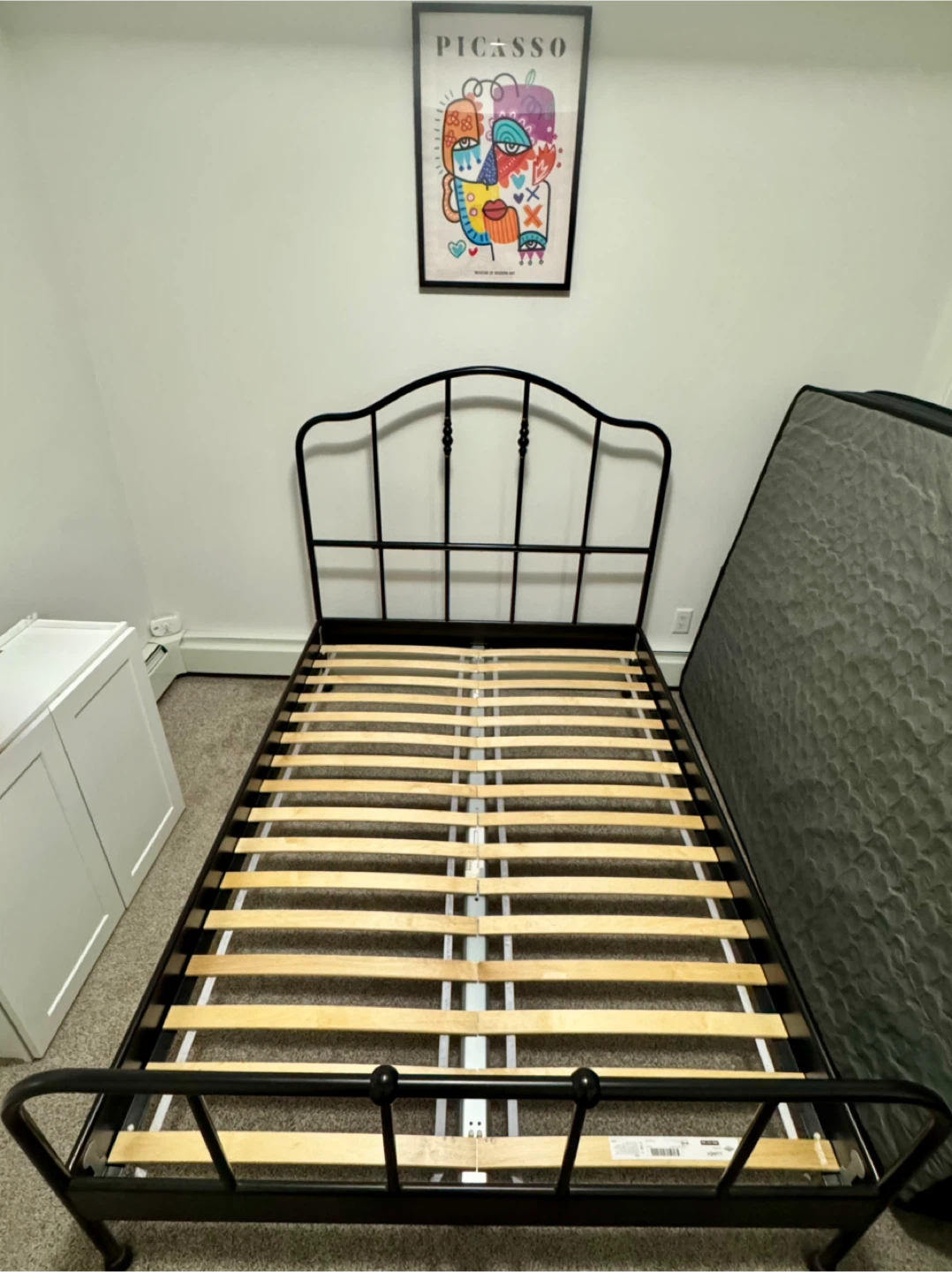 Black Metal Bed Frame - photo 2