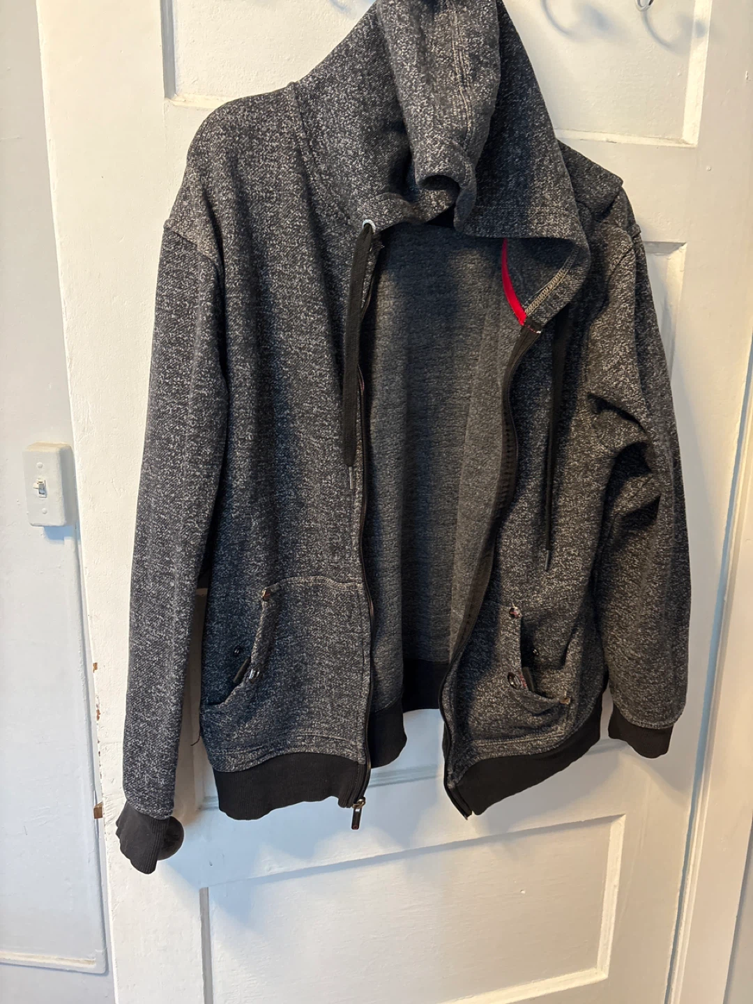 🧡Southpole Men's Full Zip Hoodie Jacket XL Heather Gray