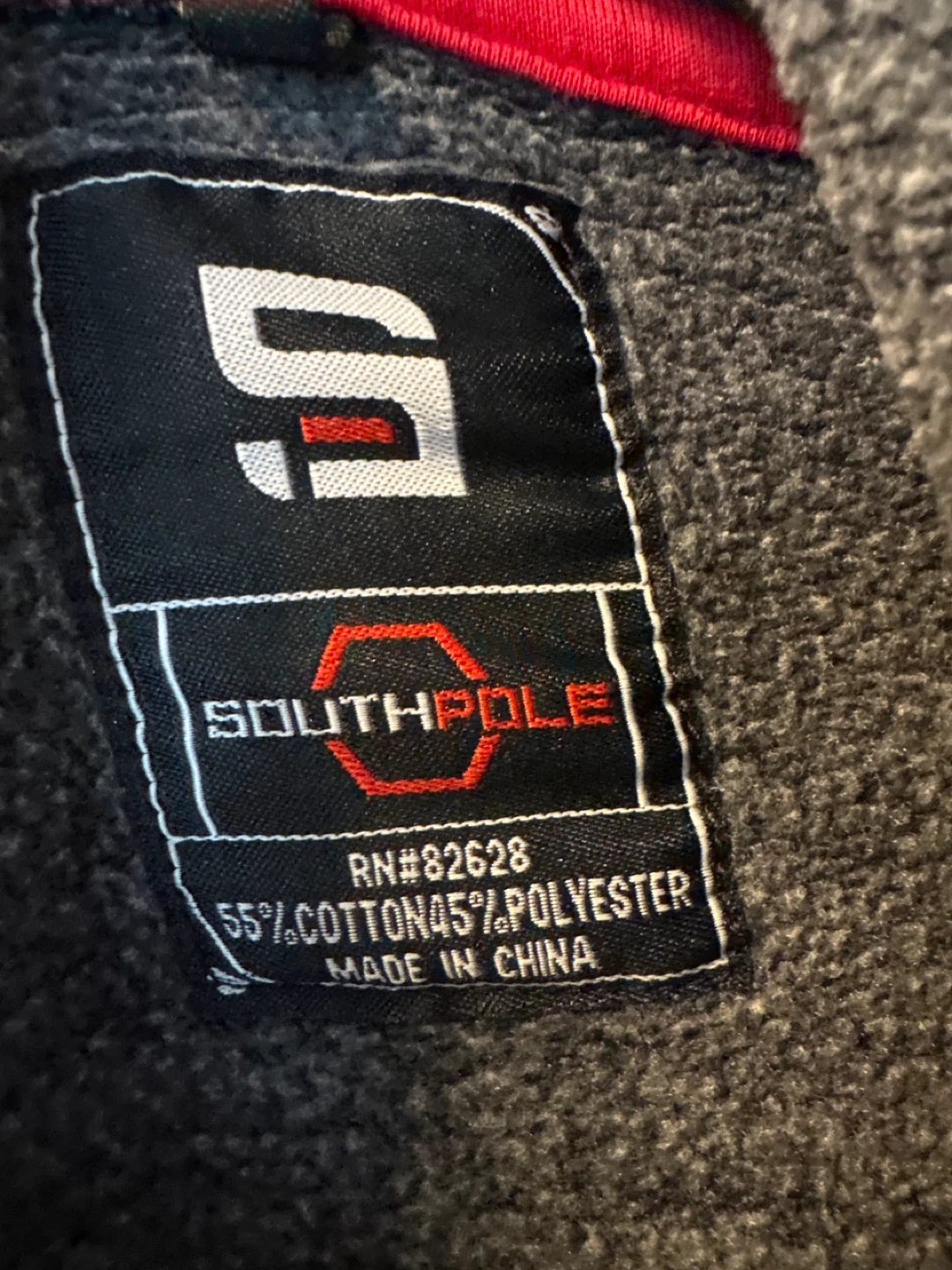 🧡Southpole Men's Full Zip Hoodie Jacket XL Heather Gray - photo 3