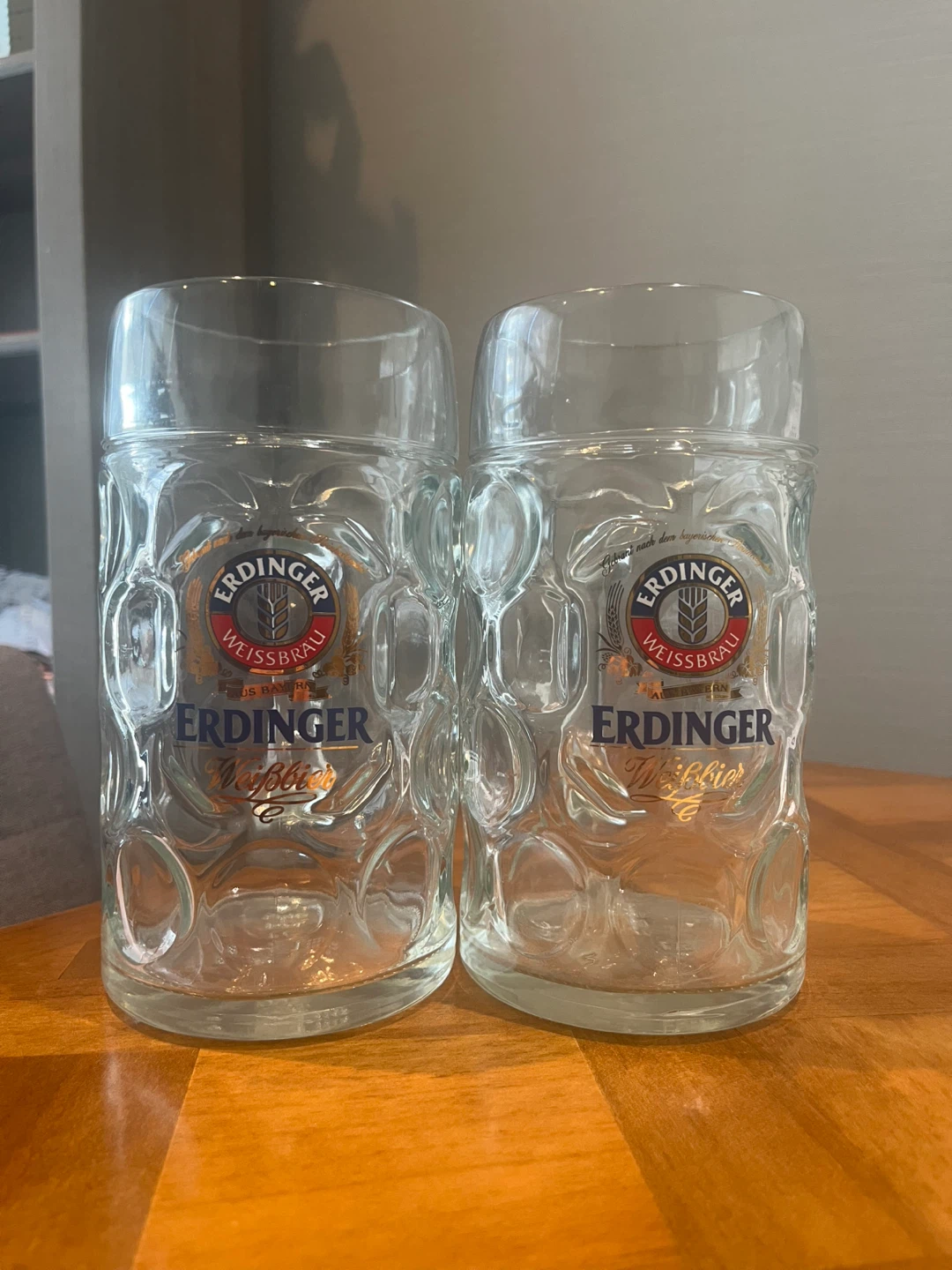 Erdinger Weissbier Glass Mugs - Set of 2