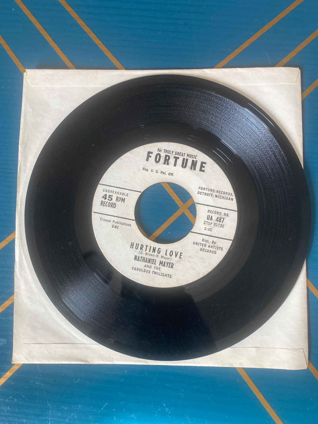 Nathaniel Mayer - Hurting Love / Leave Me Alone 7” soul G+
