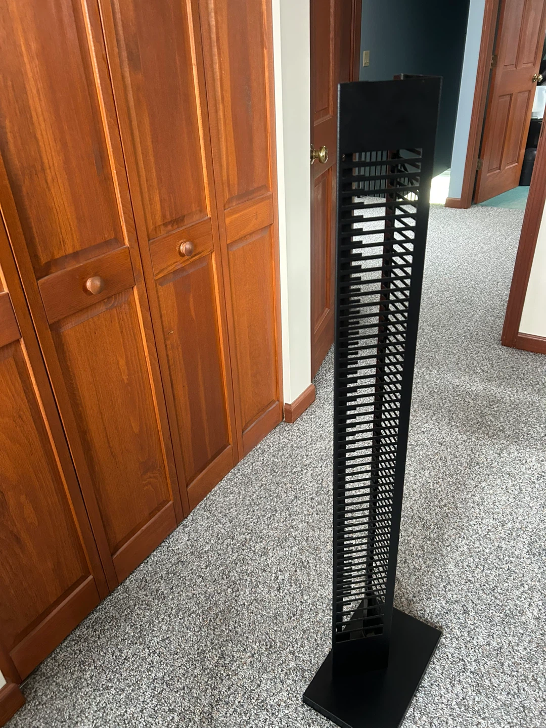 Black Tall Tower CD/DVD Storage Rack - photo 2
