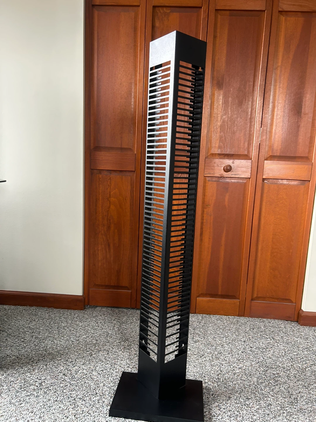 Black Tall Tower CD/DVD Storage Rack - photo 3