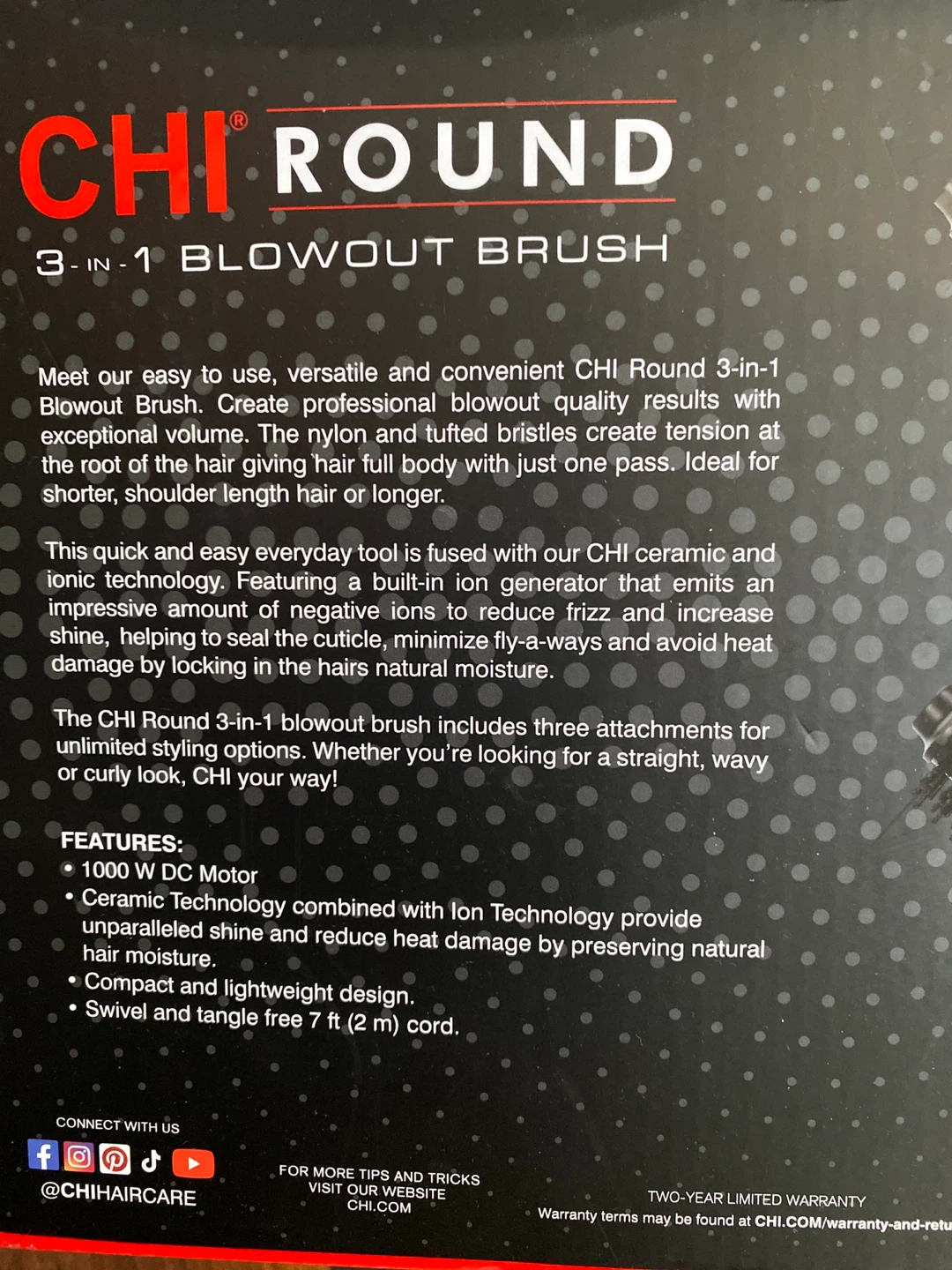 CHI Round 3-in-1 Blowout Brush - photo 2