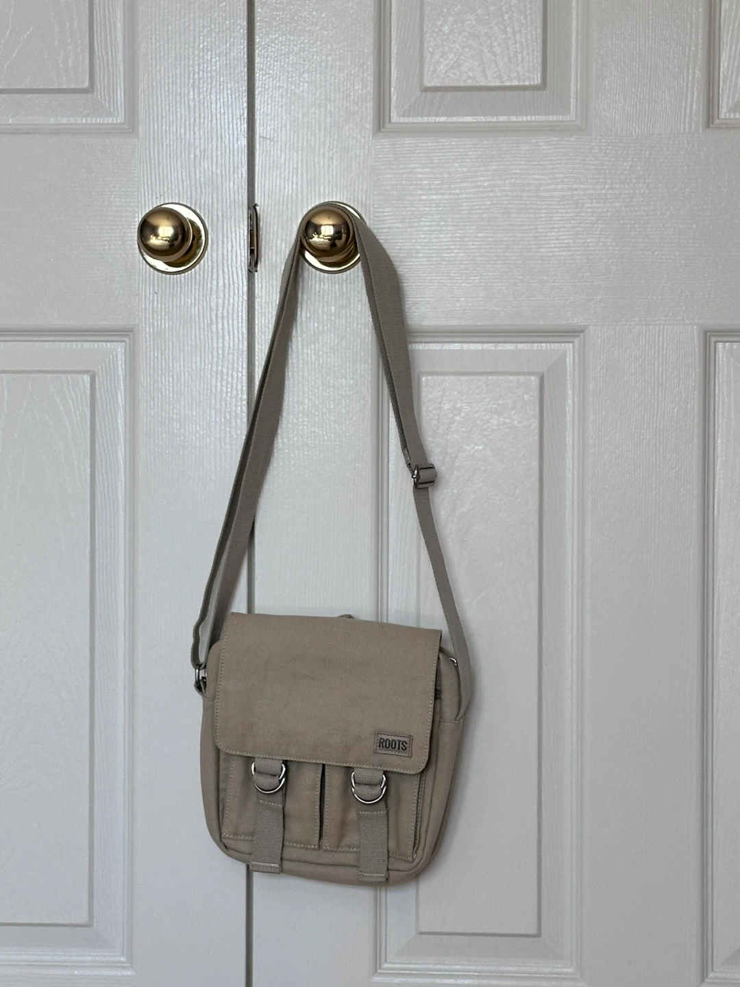 Roots Canvas Crossbody Bag