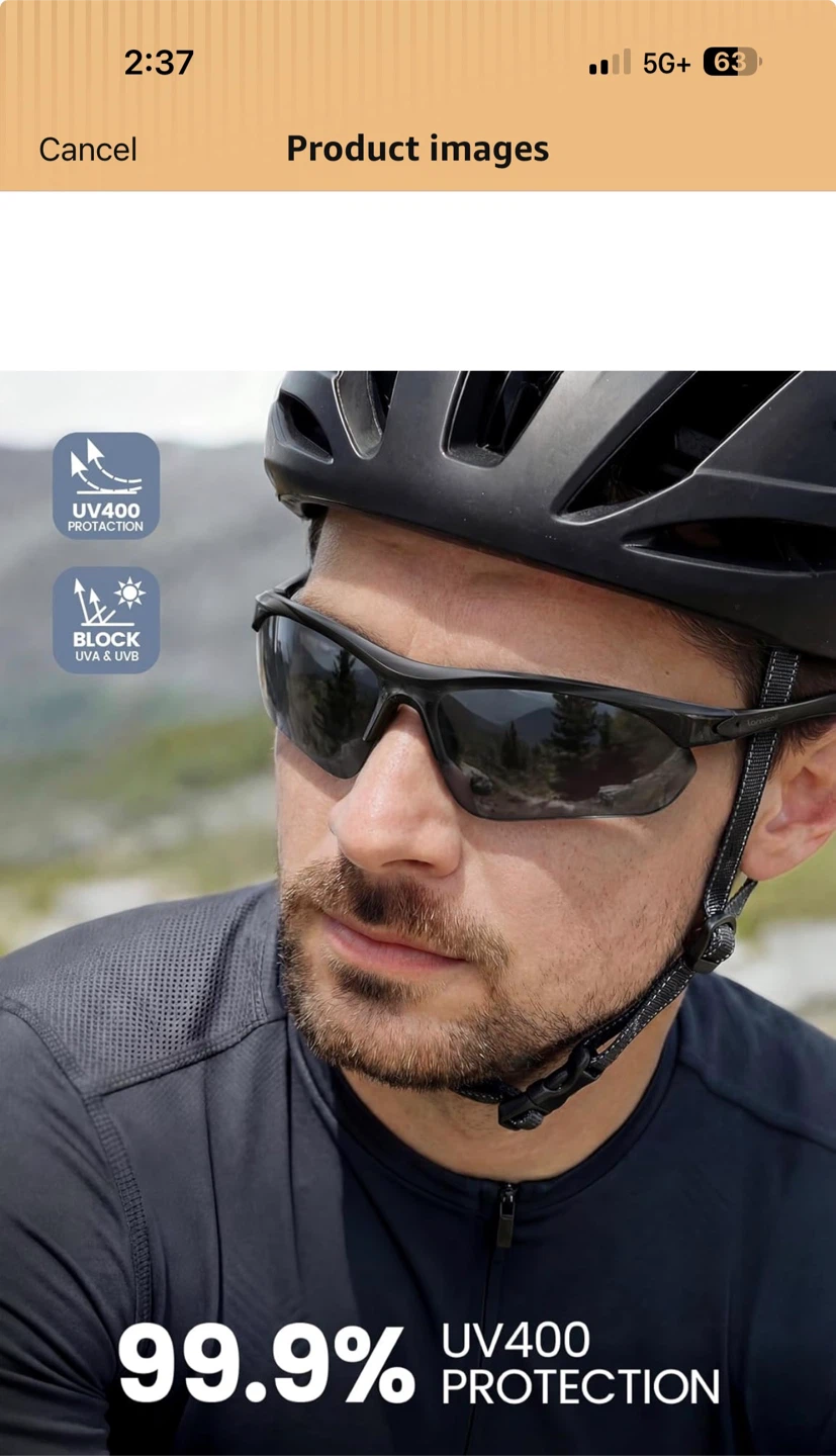Lamicall 22g Polarized Sports Sunglasses - photo 3