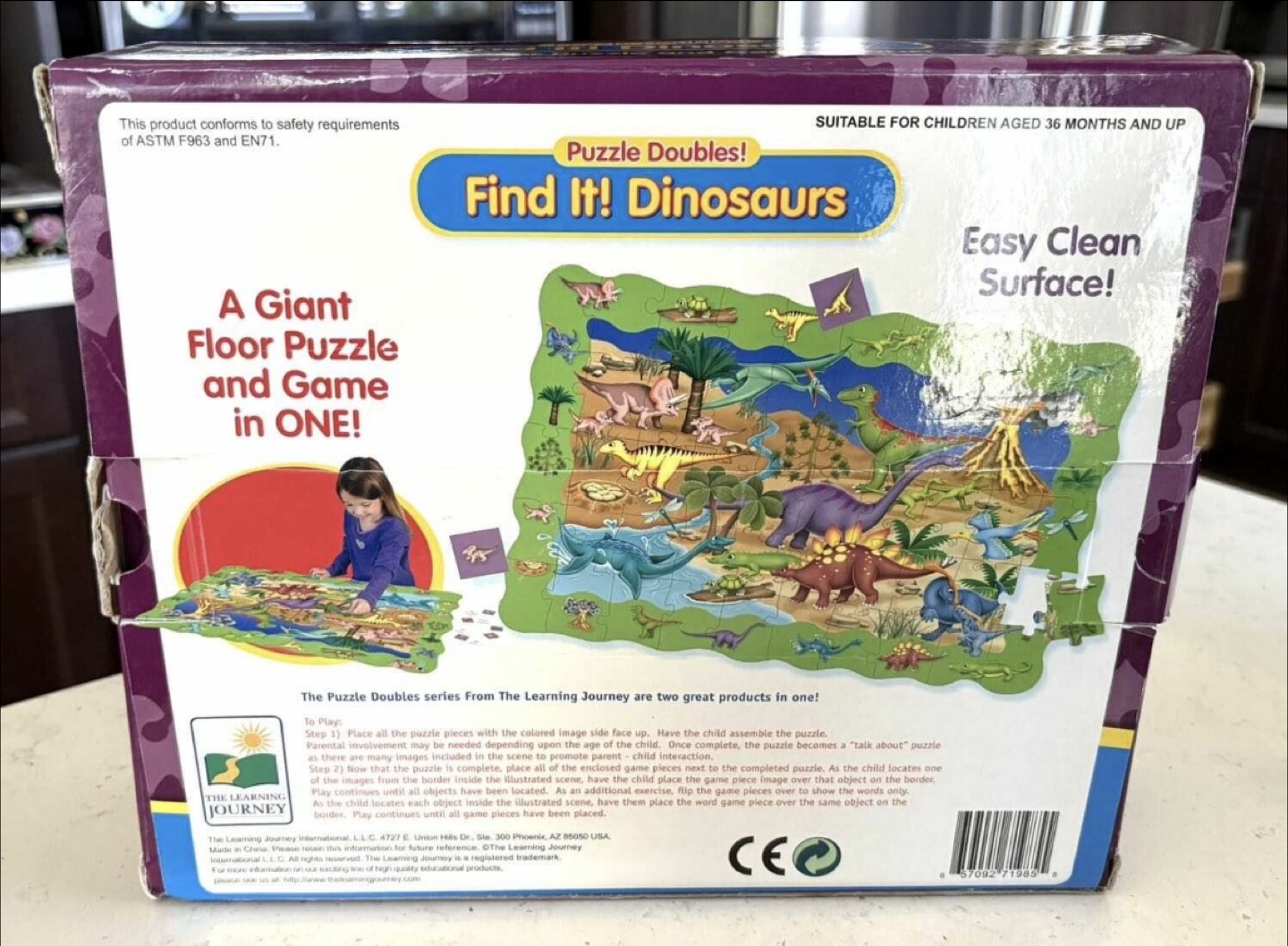 2 Sets The Learning Journey Find It! Dinosaurs Puzzle Doubles! - photo 3