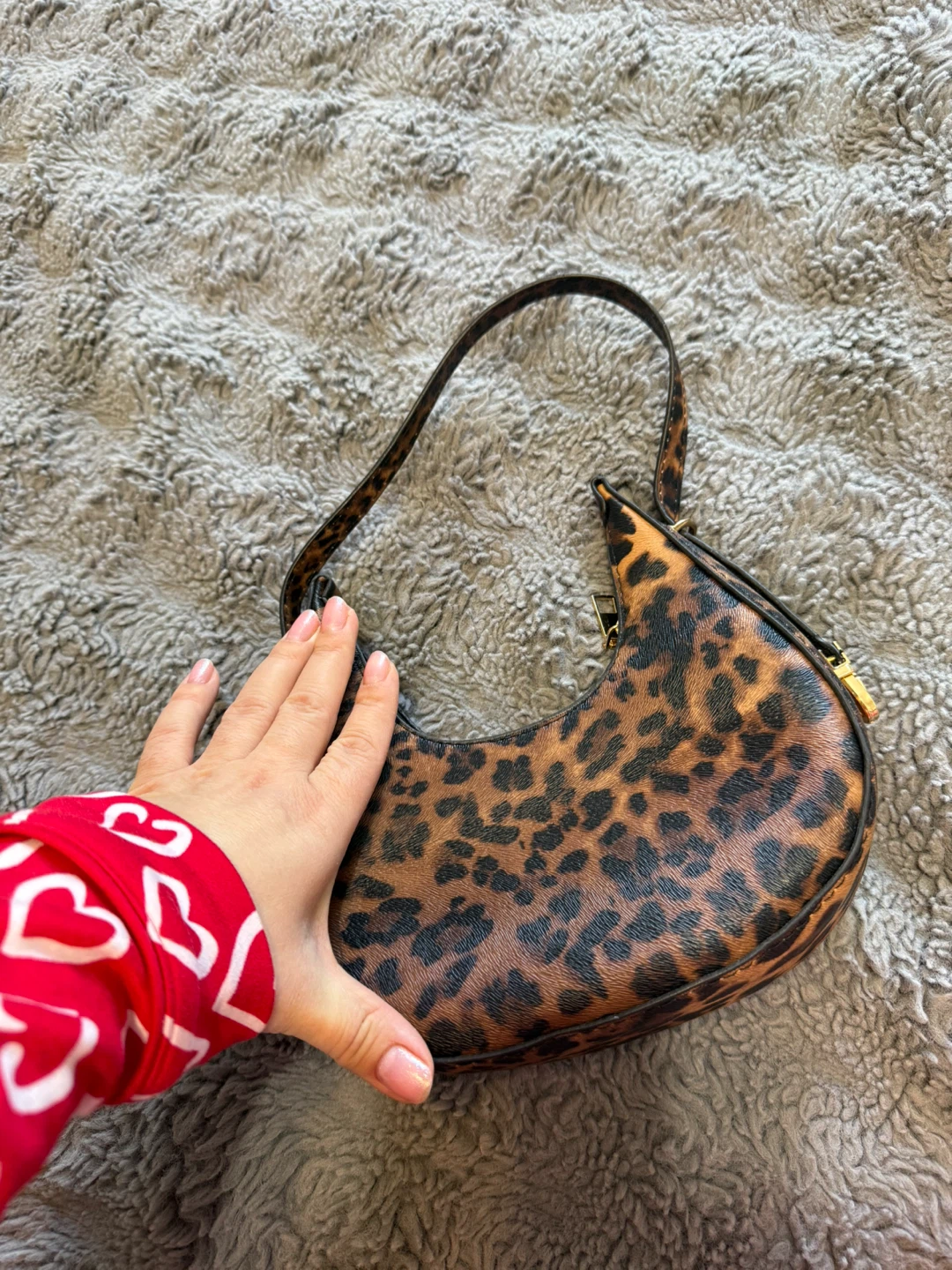 Leopard Print Shoulder Bag - photo 4