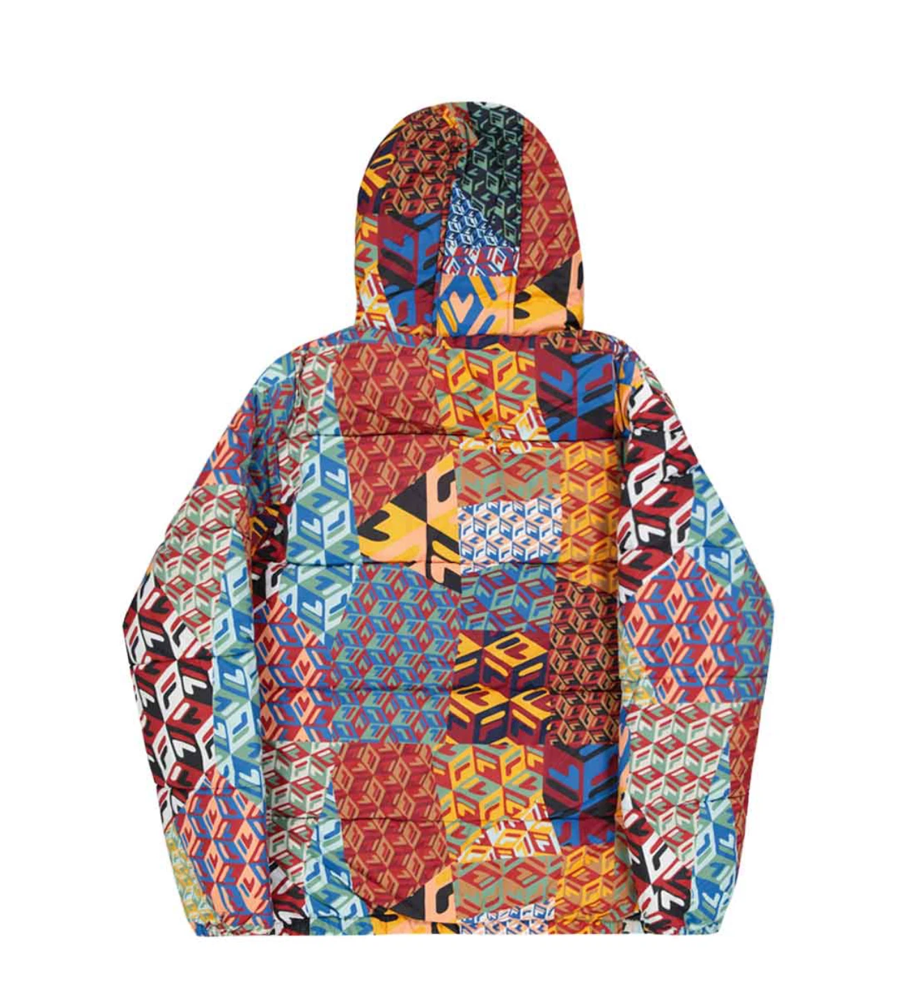 Fila Patchwork Hooded Puffer Jacket 🧡 - photo 2