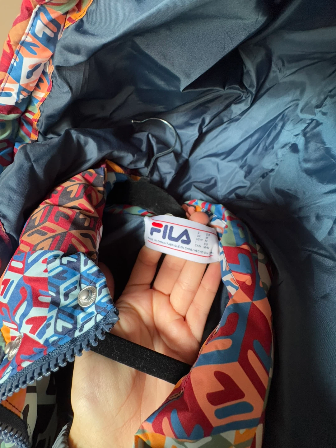 Fila Patchwork Hooded Puffer Jacket 🧡 - photo 5